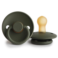 FRIGG Classic Latex Baby Pacifier 1-Pack Olive