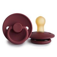 FRIGG Classic Latex Baby Pacifier 1-Pack Cabernet