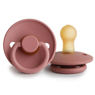FRIGG Classic Latex Baby Pacifier 1-Pack Powder Blush