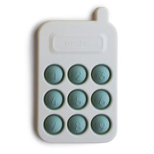 Load image into Gallery viewer, Mushie Phone Press Toy Cambridge Blue
